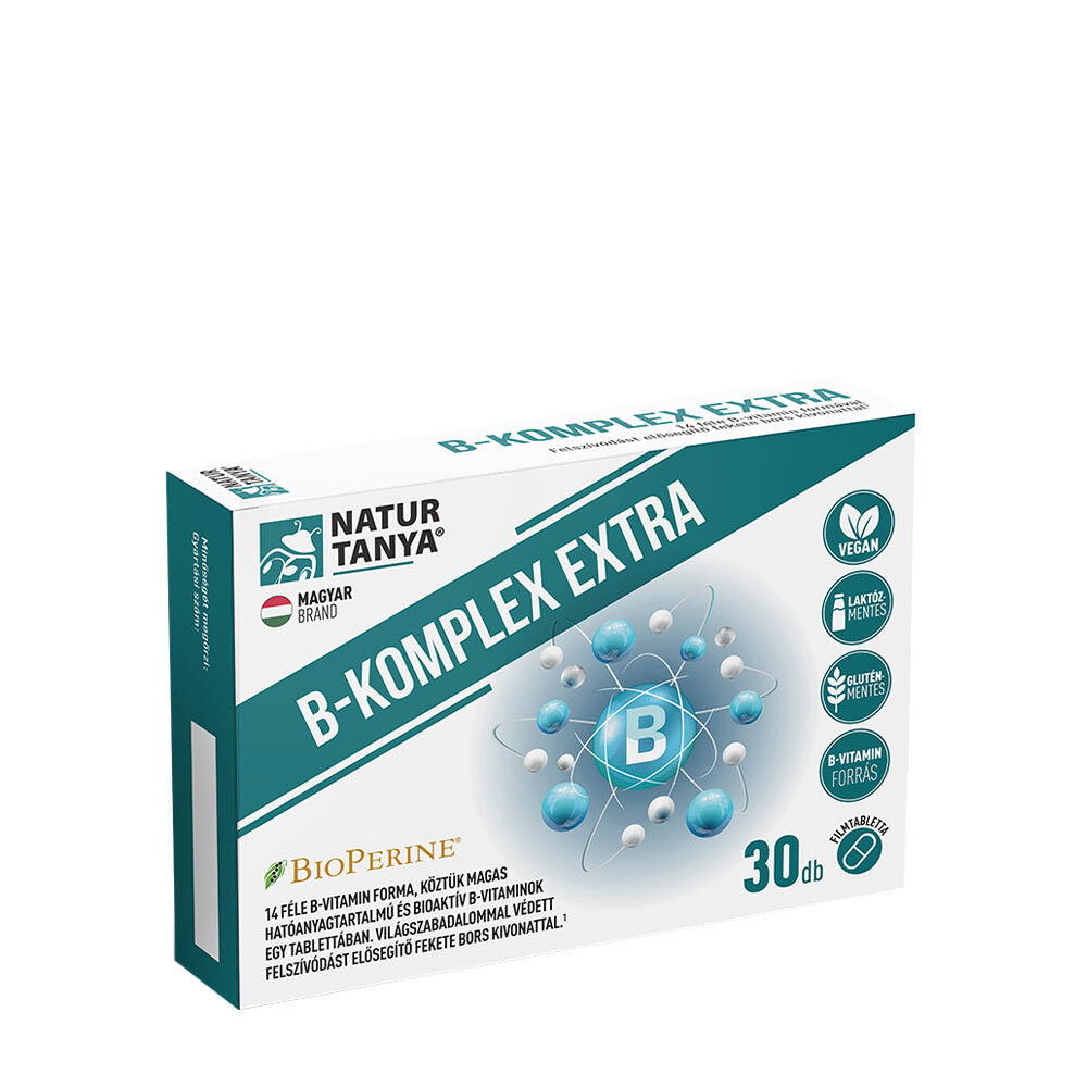 Natur Tanya B-kompleks Extra (30 tabletter) - Viking Supplements