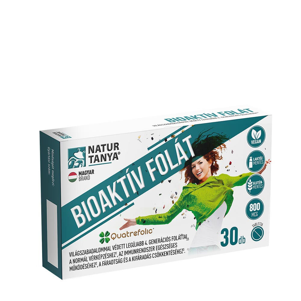 Natur Tanya Bioaktivt folat (30 tabletter) - Viking Supplements
