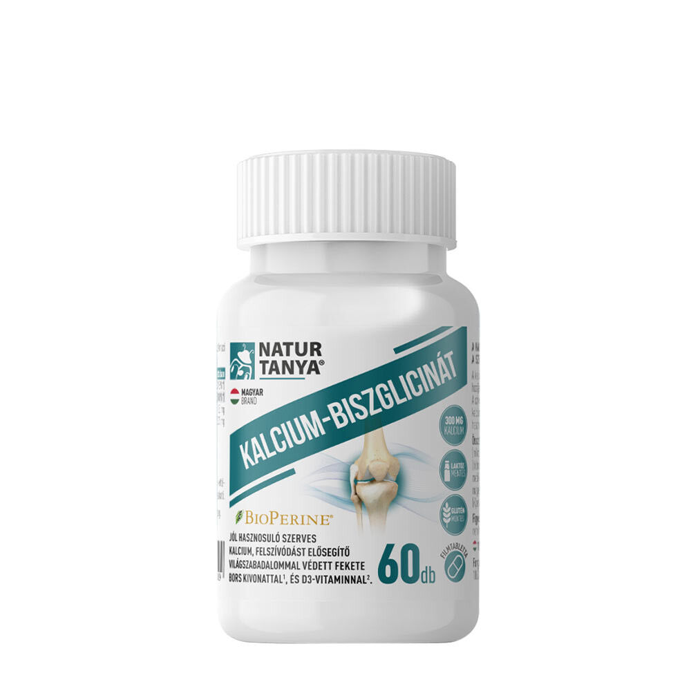 Natur Tanya Calcium-bisglycinat (60 tabletter) - Viking Supplements