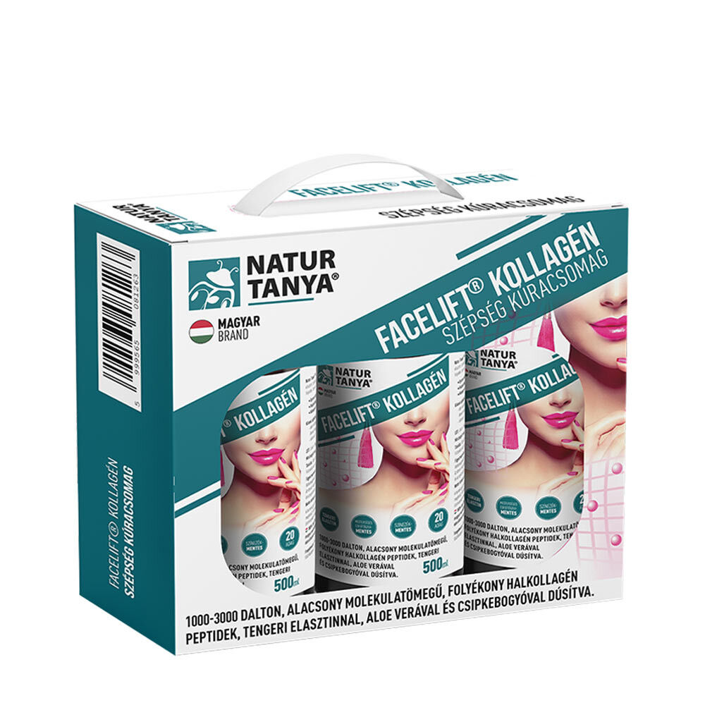 Natur Tanya Facelift Collagen – 60-dages skønhedskur (3 x 500 ml) – Viking Supplements
