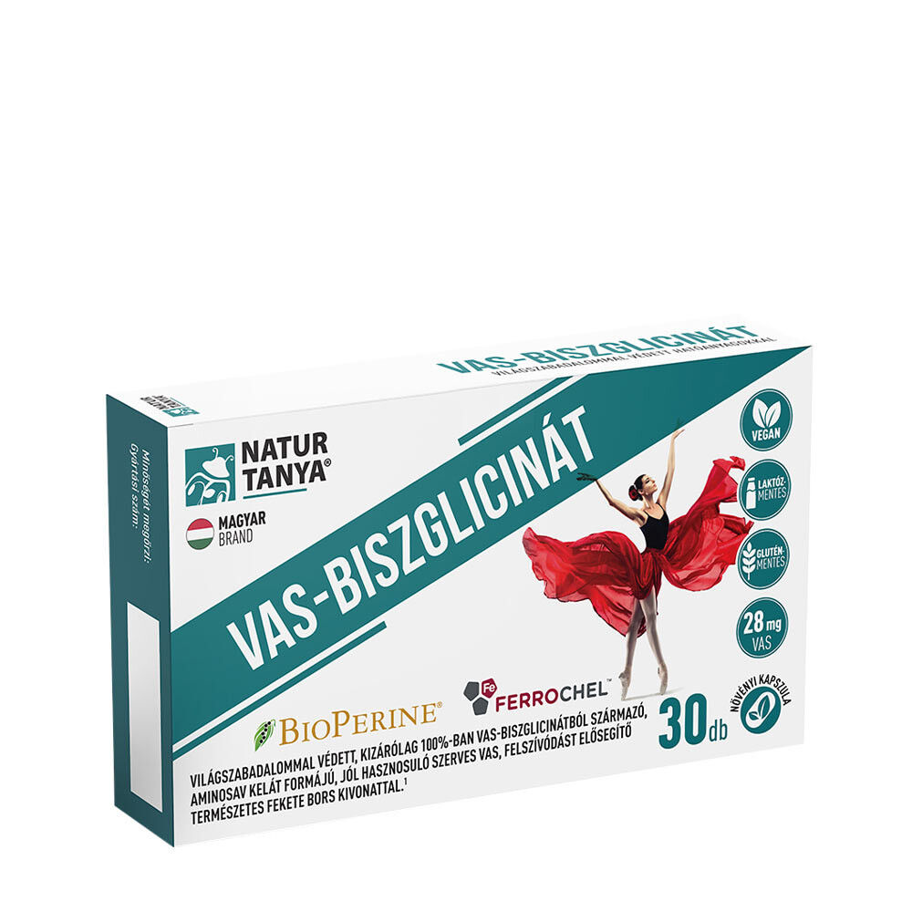 Natur Tanya Jernbisglycinat (30 kapsler) - Viking Supplements