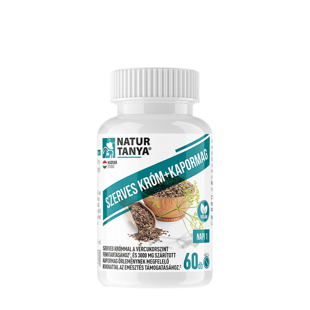 Natur Tanya Økologisk Krom+Kobber-koncentrat (60 tabletter) - Viking Supplements