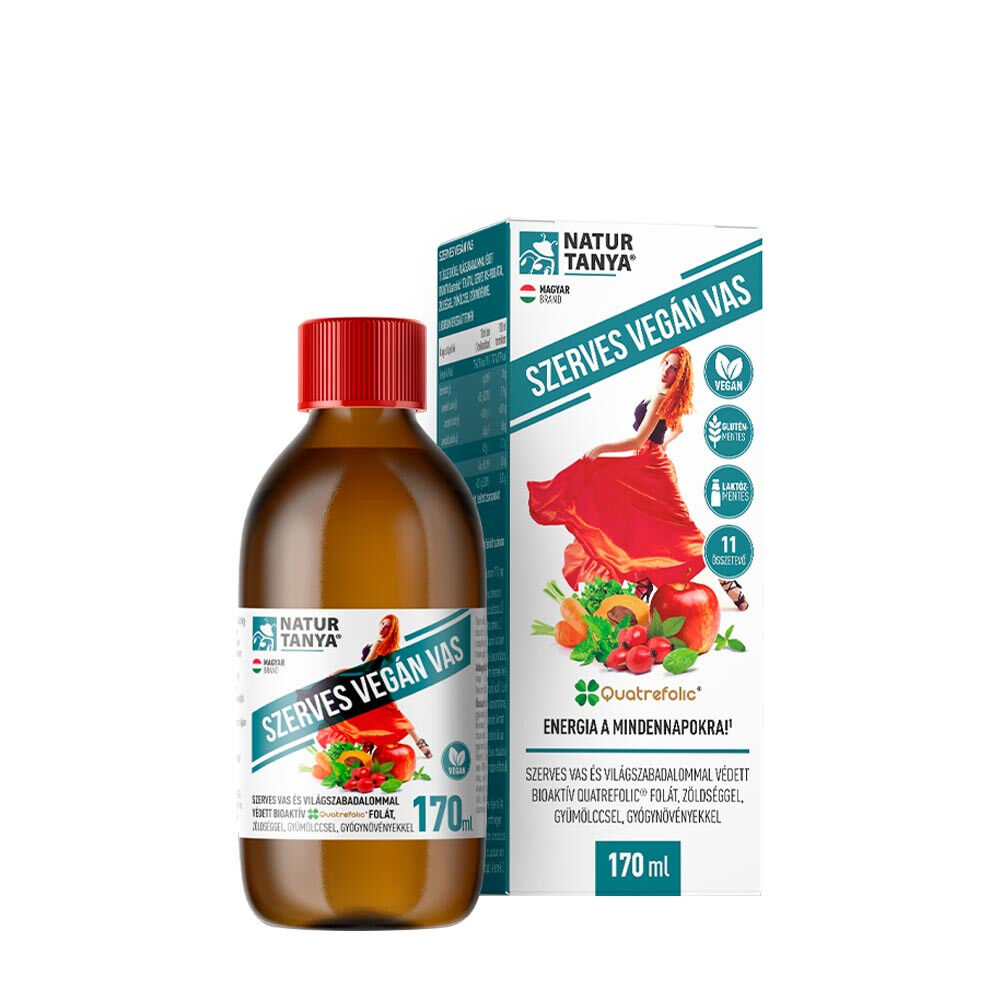 Natur Tanya Økologisk vegansk jernsirup (170 ml) - Viking Supplements