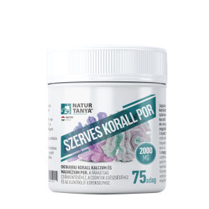 Natur Tanya Szerves Korall Por (75 Servings) - Nuvalia