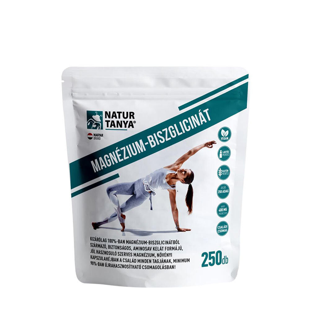 Natur Tanya Vegansk magnesiumbisglycinat (250 kapsler) - Viking Supplements
