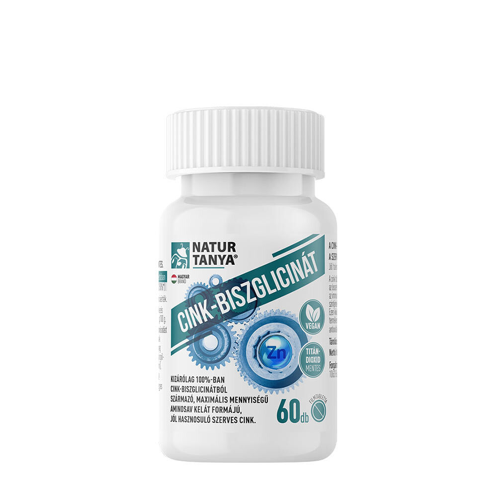 Natur Tanya Zinkbisglycinat (60 tabletter) - Viking Supplements