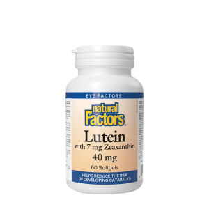 Natural Factors Lutein 40 mg med zeaxanthin (60 bløde kapsler) - Viking Supplements