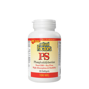 Natural Factors PS PHOSPHATIDYLSERIN 100 MG (60 bløde kapsler) - Viking Supplements