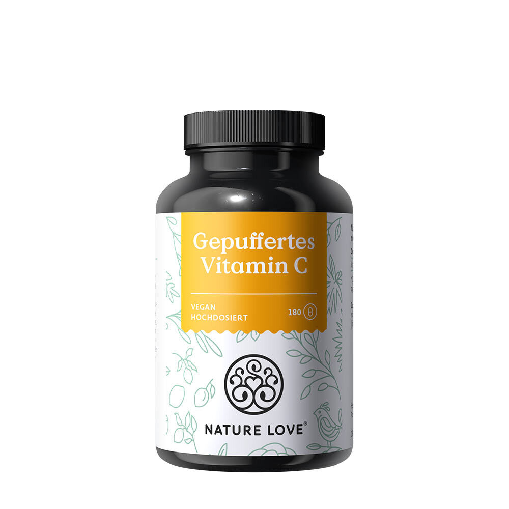 Nature Love Buffered C-vitamin (180 kapsler) - Viking Supplements