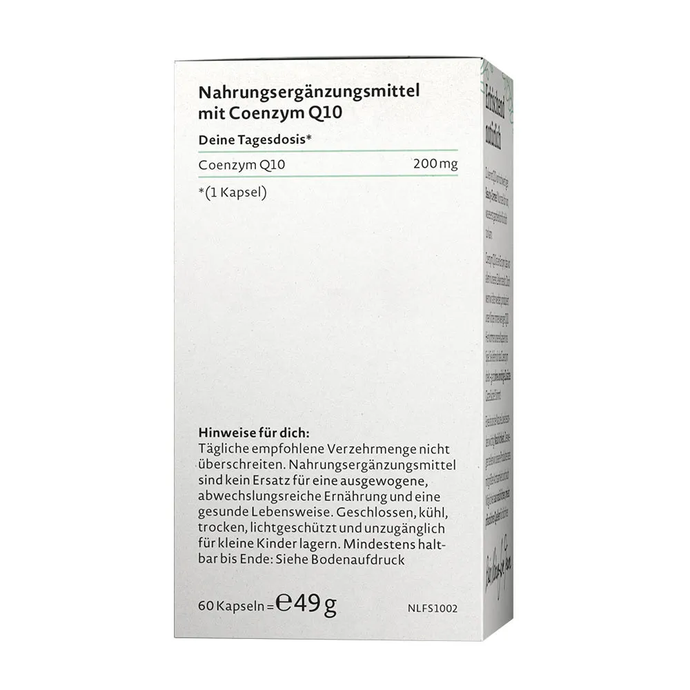 Nature Love Coenzyme Q10 - 60 Capsules - Billede 2