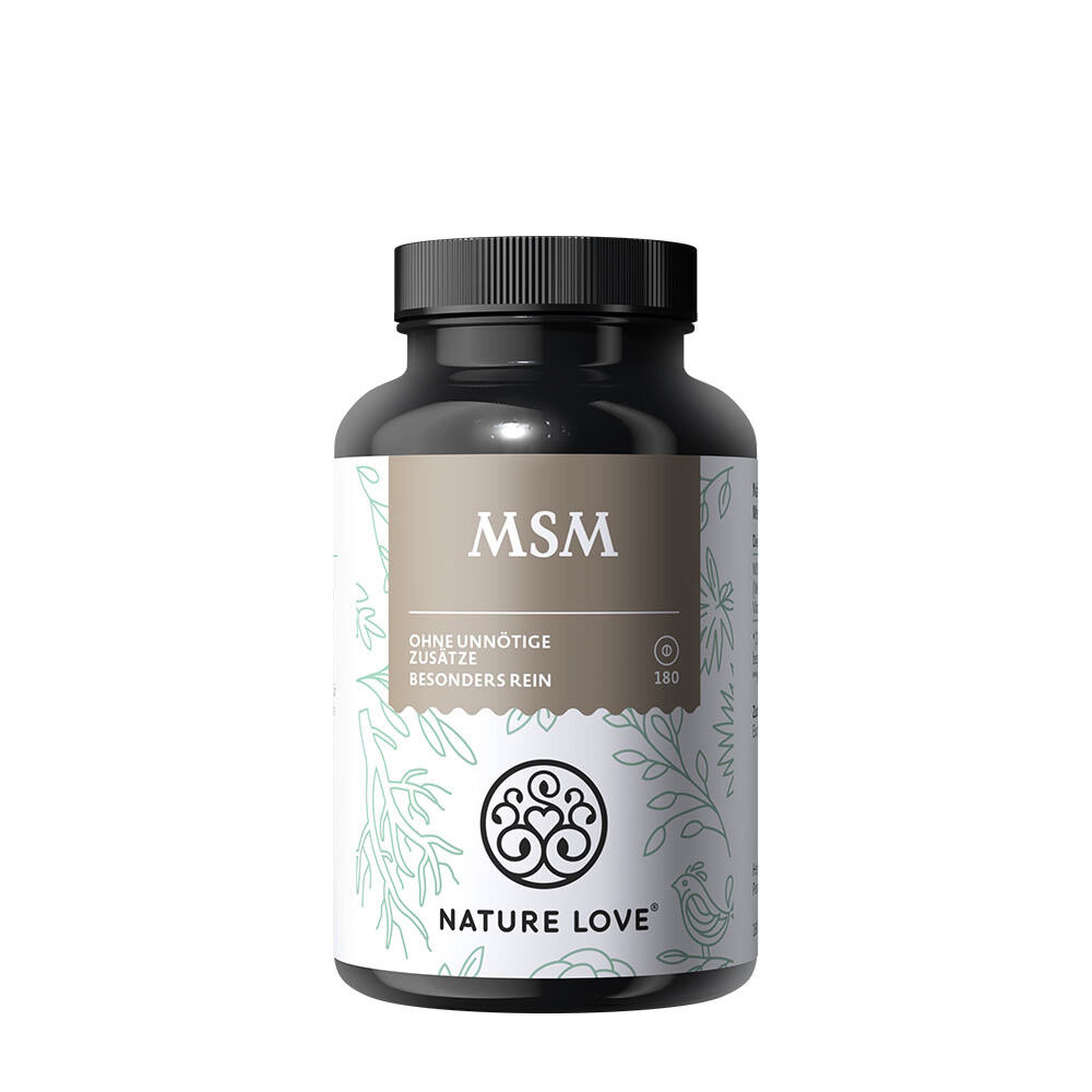 Nature Love MSM med C-vitamin (180 tabletter) - Viking Supplements