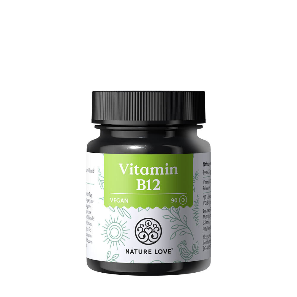 Nature Love Vitamin B12 (90 vegetabilske tabletter) - Viking Supplements