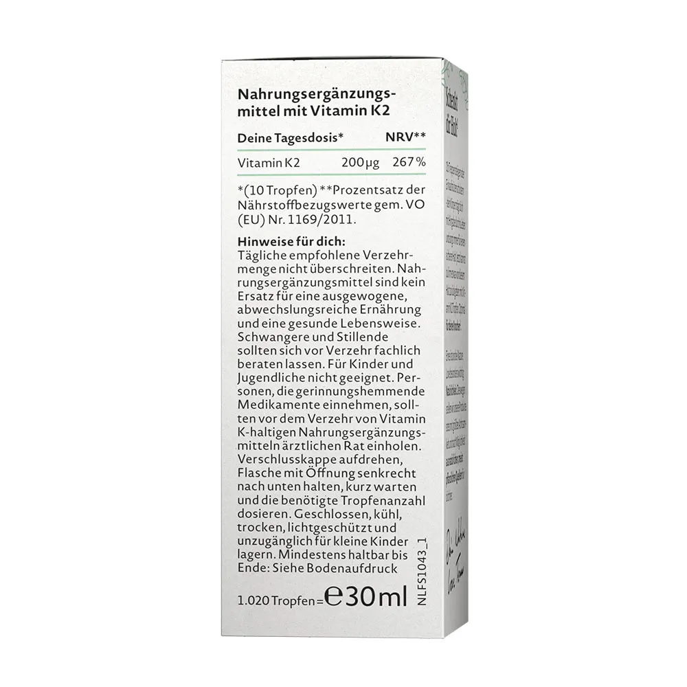 Nature Love Vitamin K2 (30 ml) - Billede 2