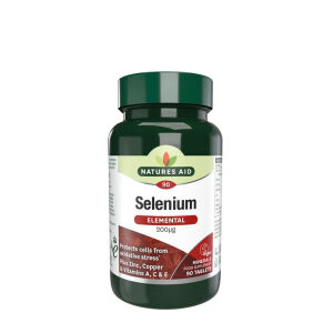 Natures Aid Selen 200 mcg (90 tabletter) - Viking Supplements