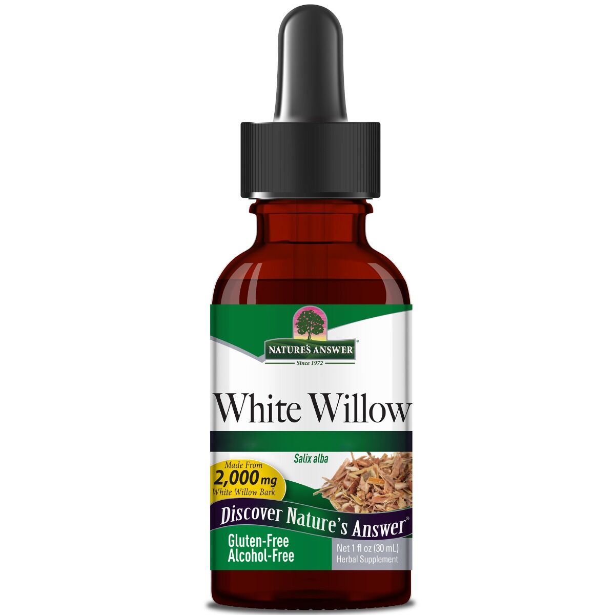 Nature's Answer White Willow 2000mg Alcohol-Free 30ml - Nuvalia