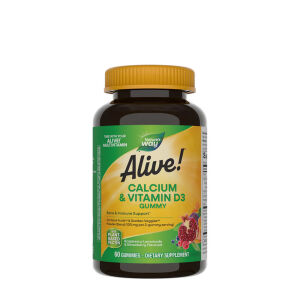 Natures Way Alive!® Calcium + D3-gummibonbons (60 stk.) - Viking Supplements