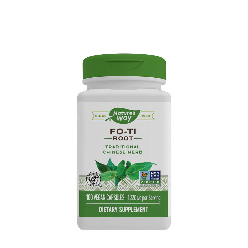 Natures Way Fo-Ti-rod (100 kapsler) - Viking Supplements