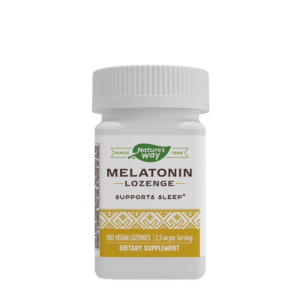 Natures Way Melatonin-pastiller (100 pastiller) - Viking Supplements