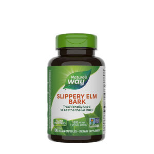 Natures Way Slippery Elm Bark (100 kapsler) - Viking Supplements