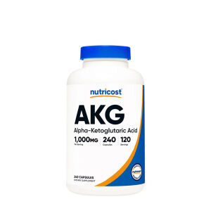Nutricost AKG 1000 mg (240 kapsler) - Viking Supplements