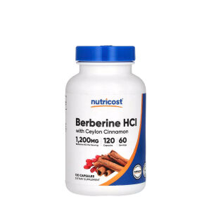 Nutricost Berberin-HCl med Ceylon-kanel (120 kapsler) - Viking Supplements