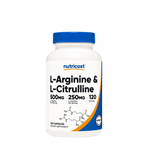 Nutricost L-arginin-L-citrullin-kompleks-kapsler (120 kapsler) – Viking Supplements