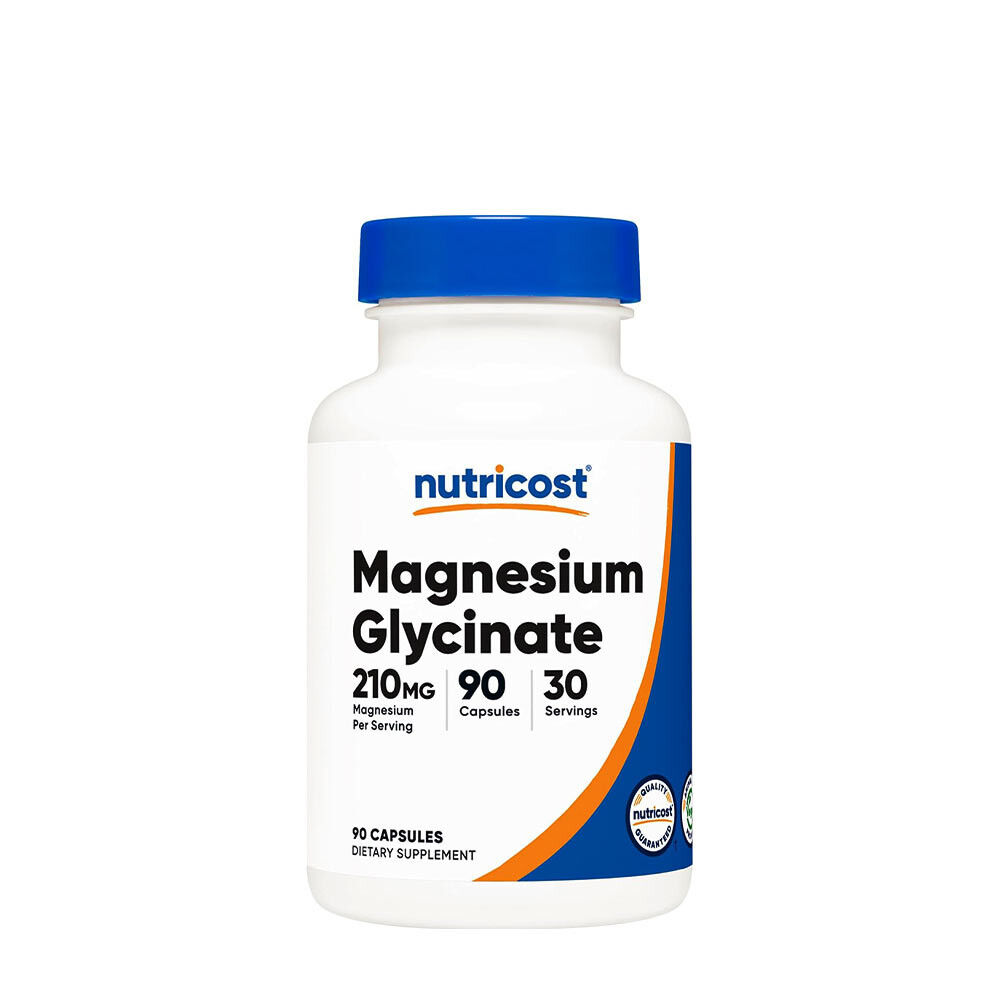 Nutricost Magnesiumglycinat 210 mg (90 kapsler) - Viking Supplements