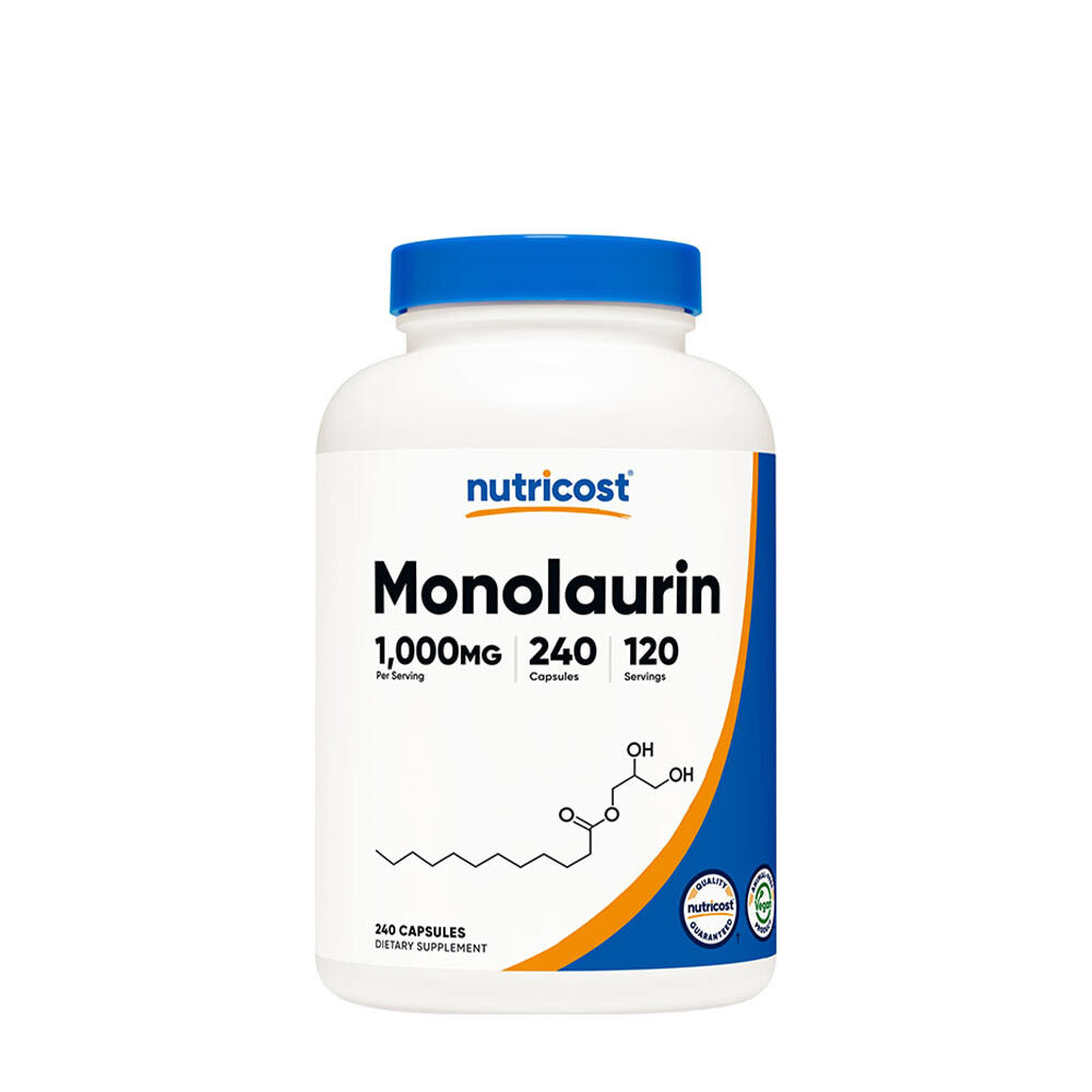 Nutricost Monolaurin-kapsler (240 kapsler) - Viking Supplements