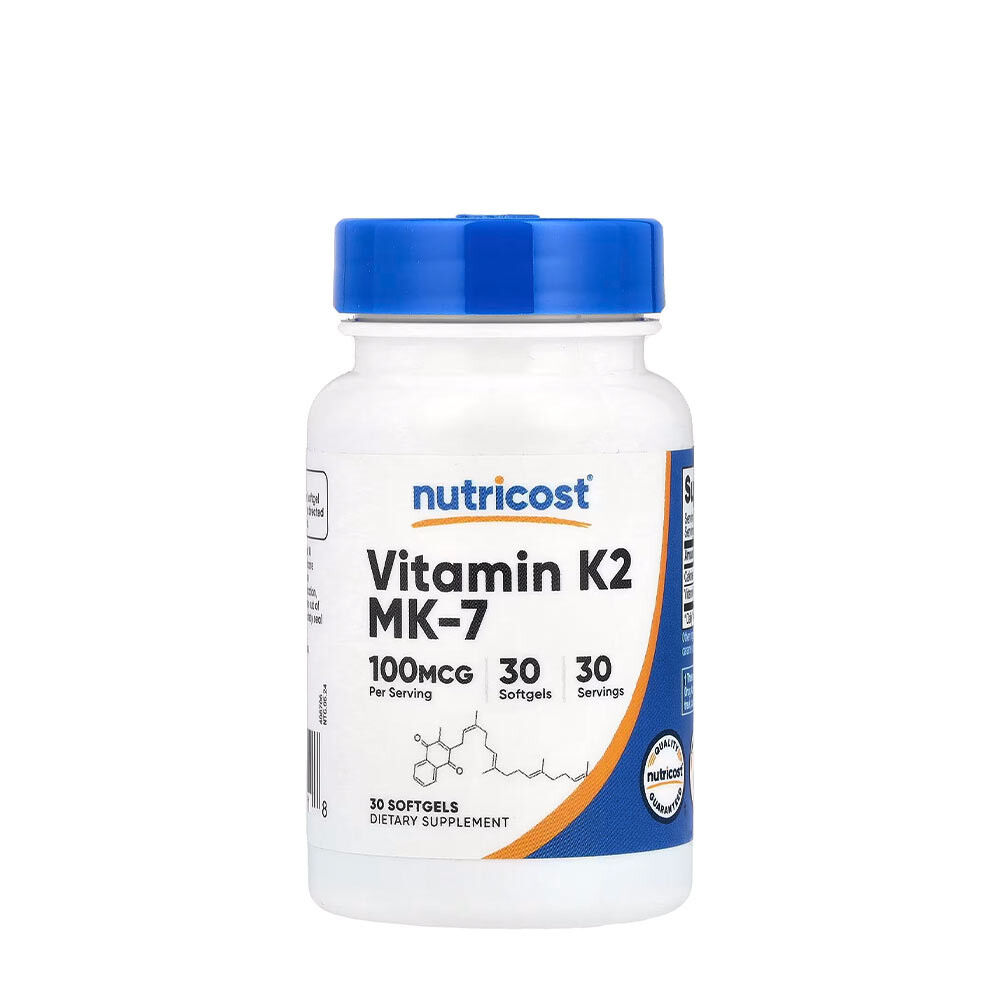 Nutricost Vitamin K2 MK-7 (30 bløde kapsler) - Viking Supplements