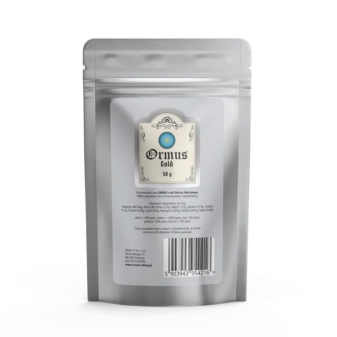 ORMUS ORME Gold – Livets grundstoffer – kraftigt pulver med guld (50 g) – Viking Supplements