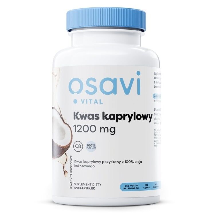 OSAVI Caprylsyre 600 mg (120 kapsler) - Viking Supplements