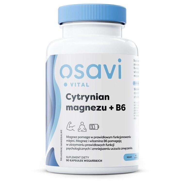 OSAVI Magnesiumcitrat + B6 (90 vcaps) - Viking Supplements