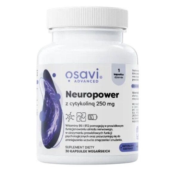 OSAVI Neuropower med cytikolin 250 mg (60 kapsler) - Viking Supplements