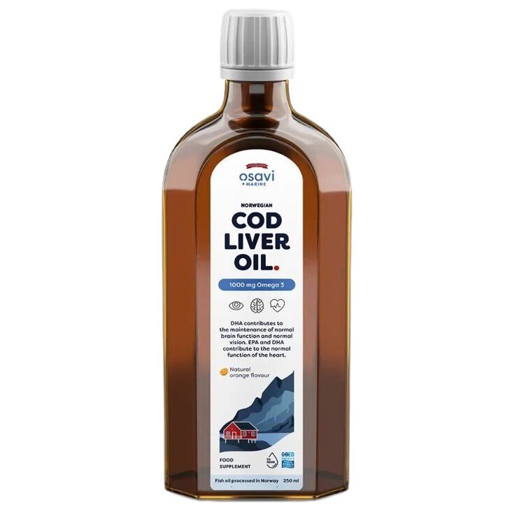 OSAVI norsk torskeleverolie 1000 mg omega-3