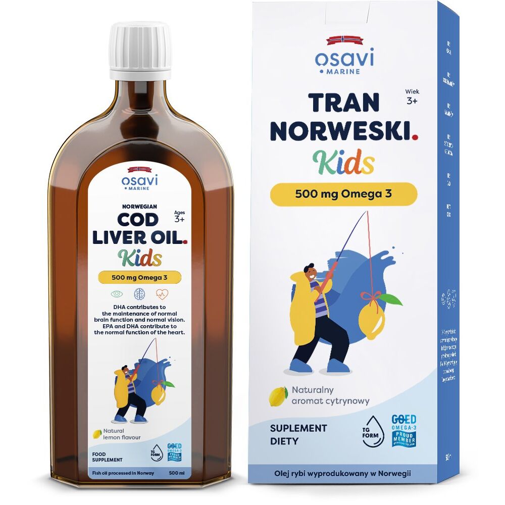 OSAVI Norwegian Cod Liver Oil for Kids