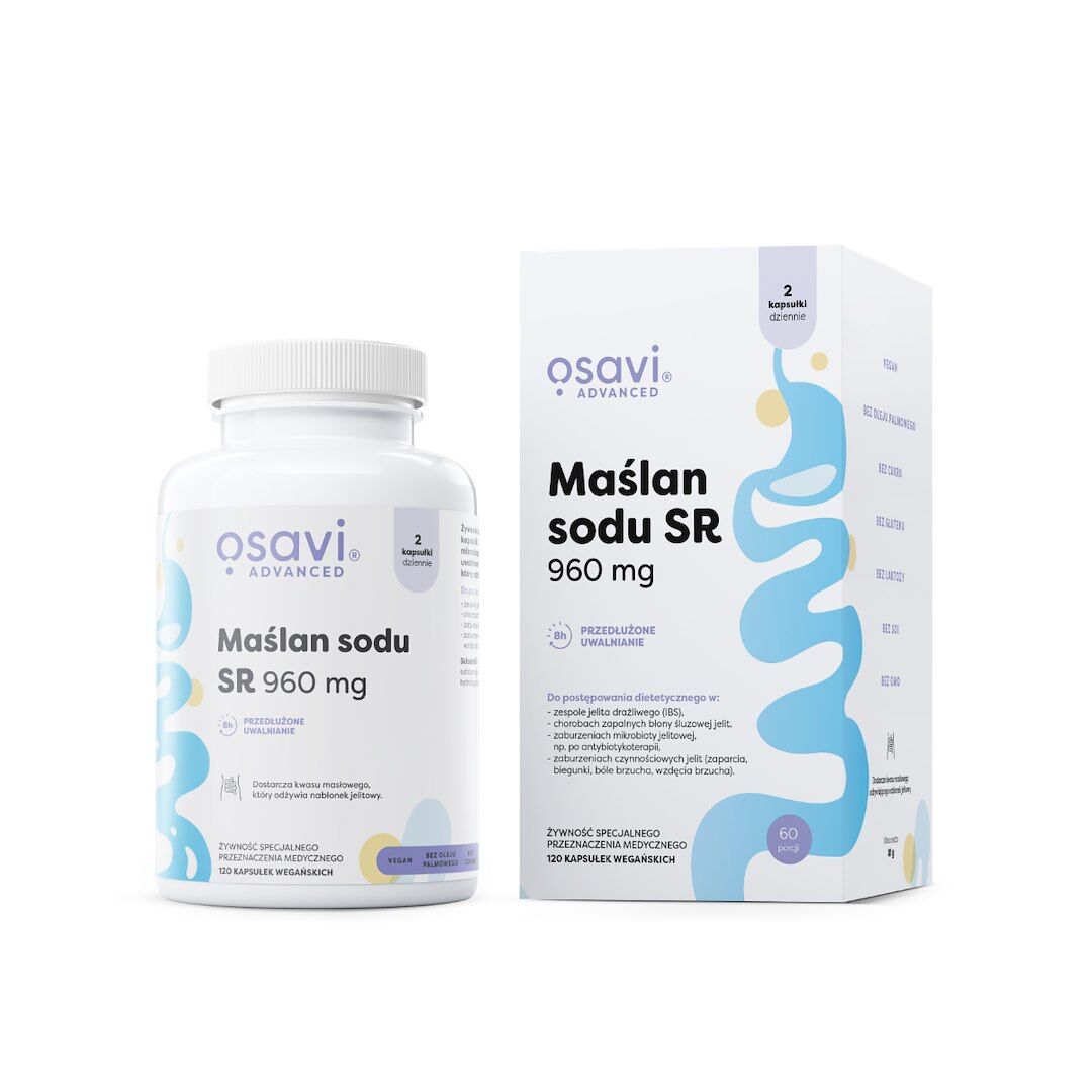 OSAVI Natriumbutyrat (120 kapsler) - Viking Supplements