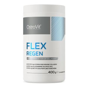 OSTROVIT Flex Regen  jordbær & kiwi (400 g) - Viking Supplements
