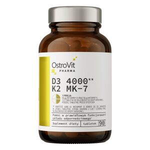 OSTROVIT Pharma D3 4000 K2 MK-7 (90 tabletter) - Viking Supplements