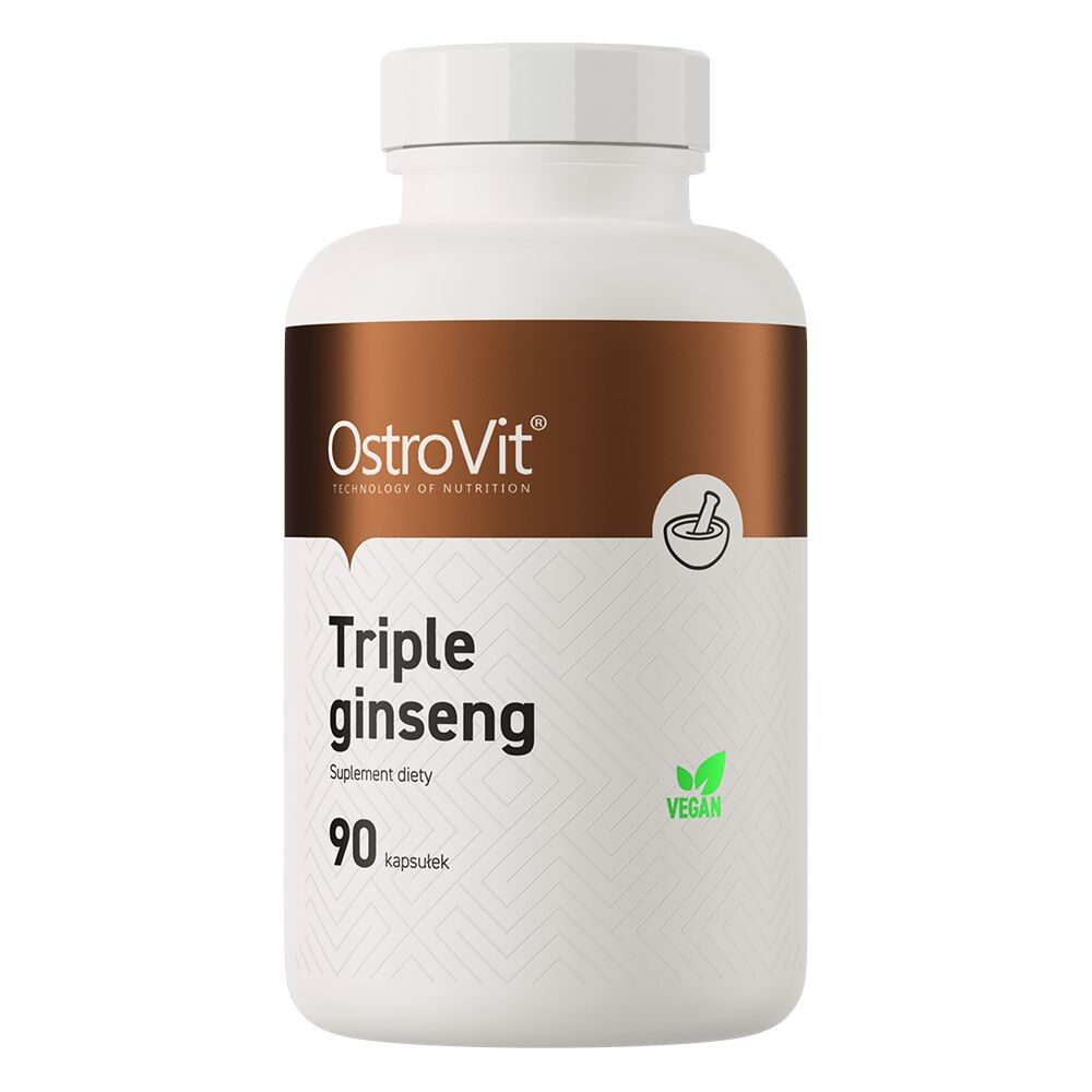 OSTROVIT Triple Ginseng VEGE (90 vegetabilske kapsler) - Viking Supplements