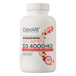 OSTROVIT Vitamin D3 4000 + K2 (110 tabletter) - Viking Supplements