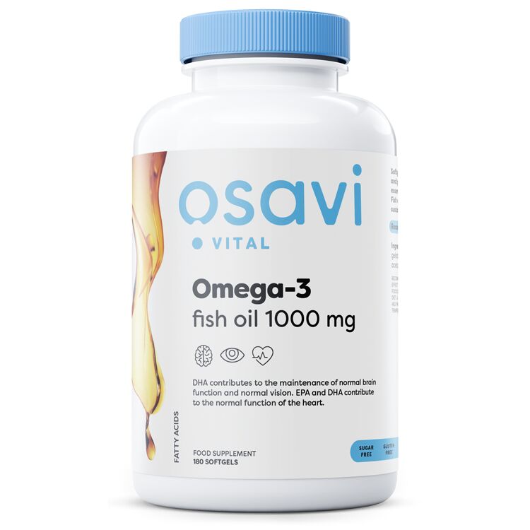 Omega-3-fiskeolie, molekylært destilleret