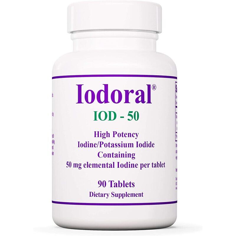 Optimox Corporation Iodoral (jod og kaliumjodid) 50 mg, 90 tabletter – Viking Supplements