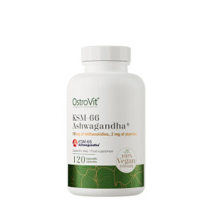 Ostrovit KSM-66 Ashwagandha® Vege (120 kapsler) - Viking Supplements