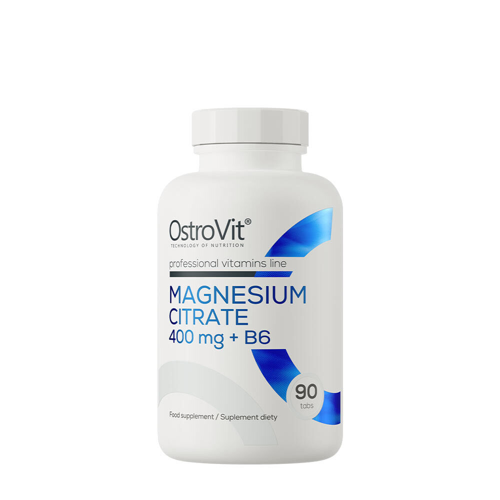 Ostrovit Magnesiumcitrat 400 mg + B6 (90 tabletter) - Viking Supplements
