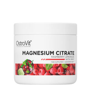 Ostrovit Magnesiumcitrat – hindbærlimonade med mynte (200 g) – Viking Supplements