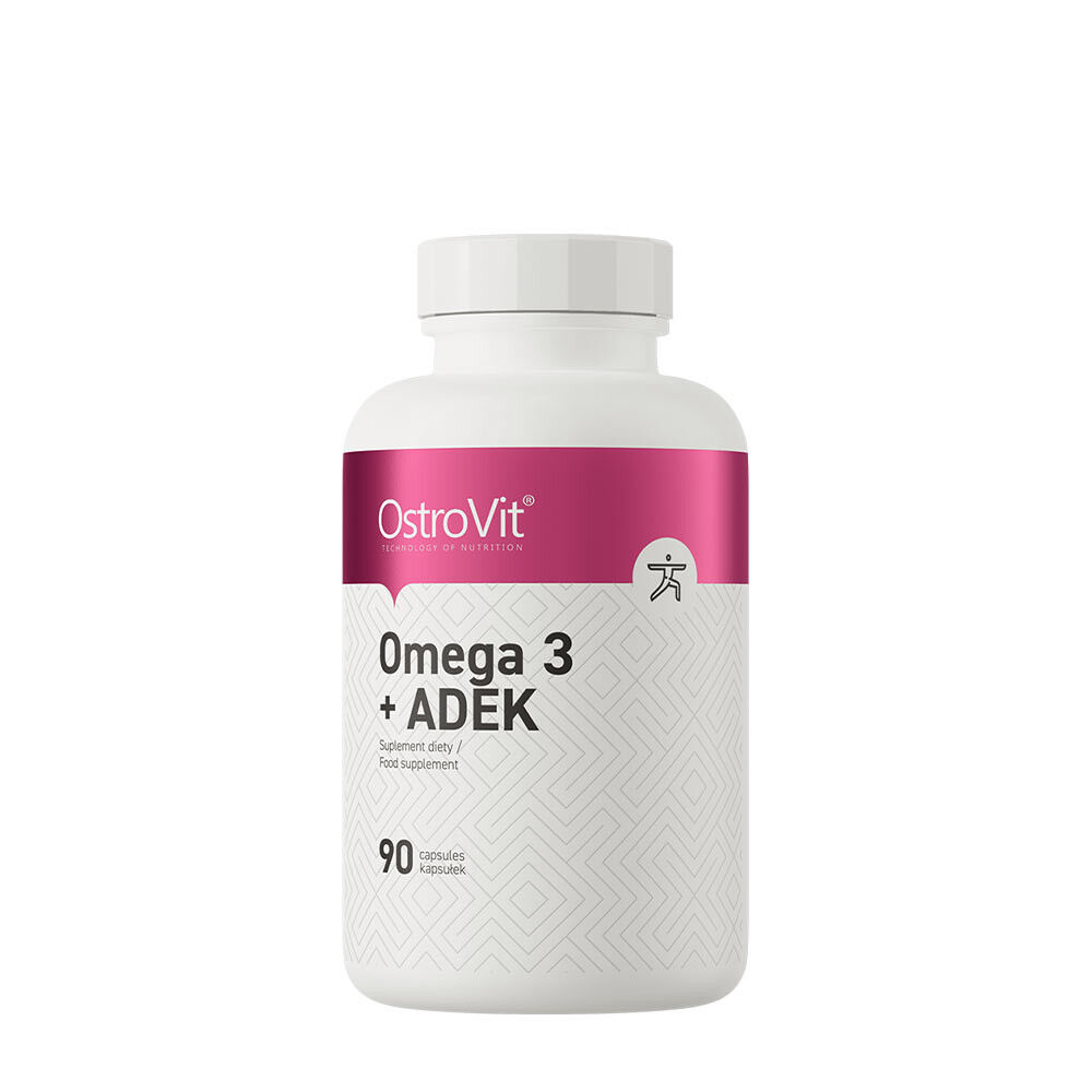 Ostrovit Omega 3 + ADEK (90 kapsler) - Viking Supplements