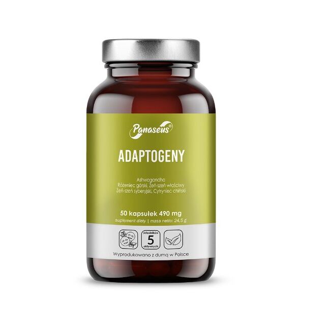 PANASEUS Adaptogener (50 kapsler)