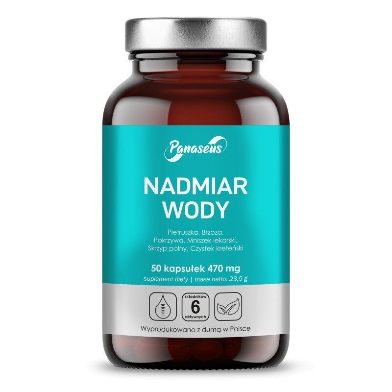PANASEUS Overskydende vand (50 kapsler) - Viking Supplements