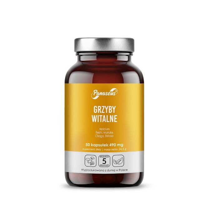 PANASEUS Vital svampe (50 kapsler) - Viking Supplements