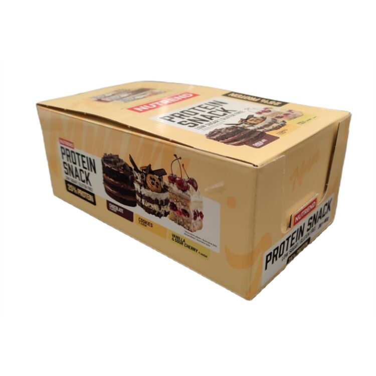 Nutrend Protein Snack Bar, vanilje og surkirsebær 30 x 40 g